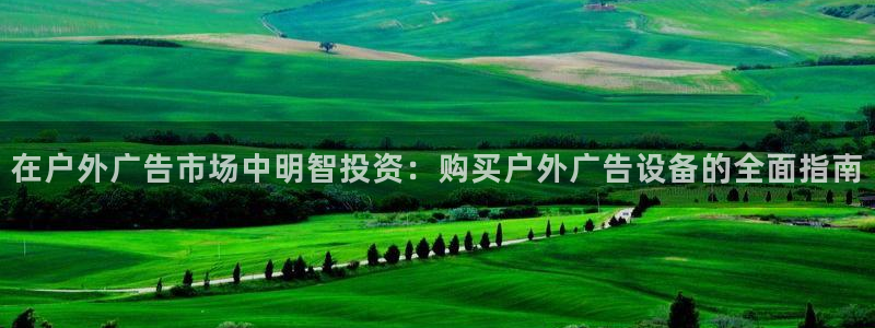 杏宇平台开户：在户外广告市场中明智投资：购买户外广告设备的全面指南