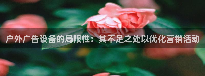 杏宇代理注册：户外广告设备的局限性：其不足之处以优化营销活动