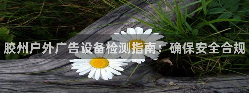 杏宇平台代理多少钱一个月：胶州户外广告设备检测指南：确保安全合规