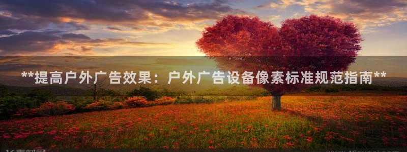 杏宇官方平台官网下载：**提高户外广告效果：户外广告设备像素标准规范指南**