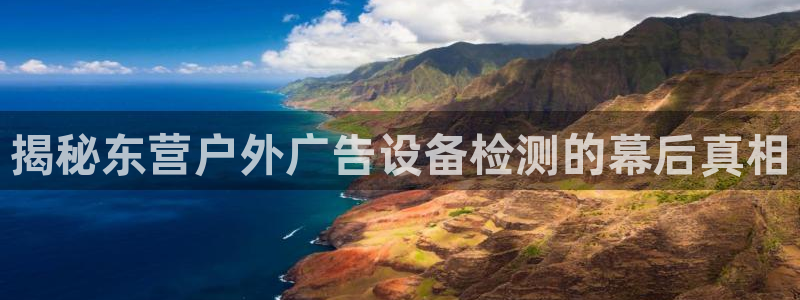 杏宇平台代理怎么样赚钱：揭秘东营户外广告设备检测的幕后真相