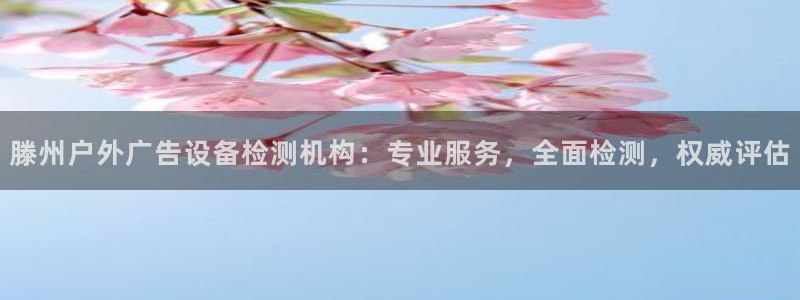 杏宇平台主管：滕州户外广告设备检测机构：专业服务，全面检测，权威评估