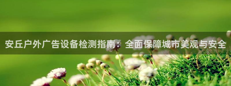 杏宇平台总代理电话：安丘户外广告设备检测