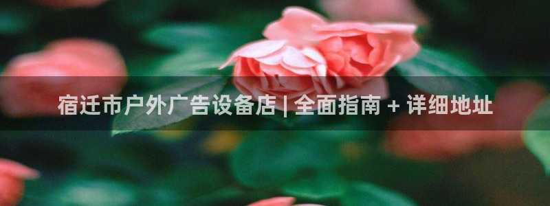 杏宇平台招商电话号码：宿迁市户外广告设备店 | 全面指南 + 详细地址