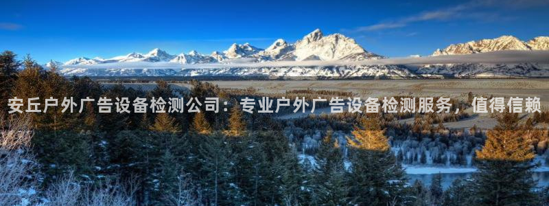 杏宇平台登陆：安丘户外广告设备检测公司：